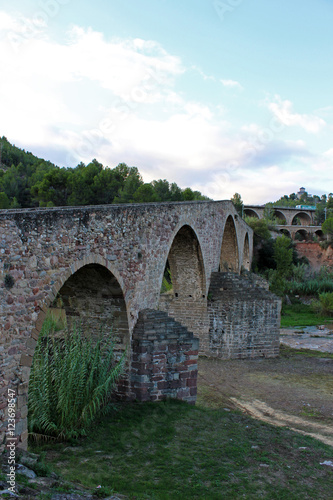 Puente viejo de Castellbell y el Vilar, Cataluña (España)