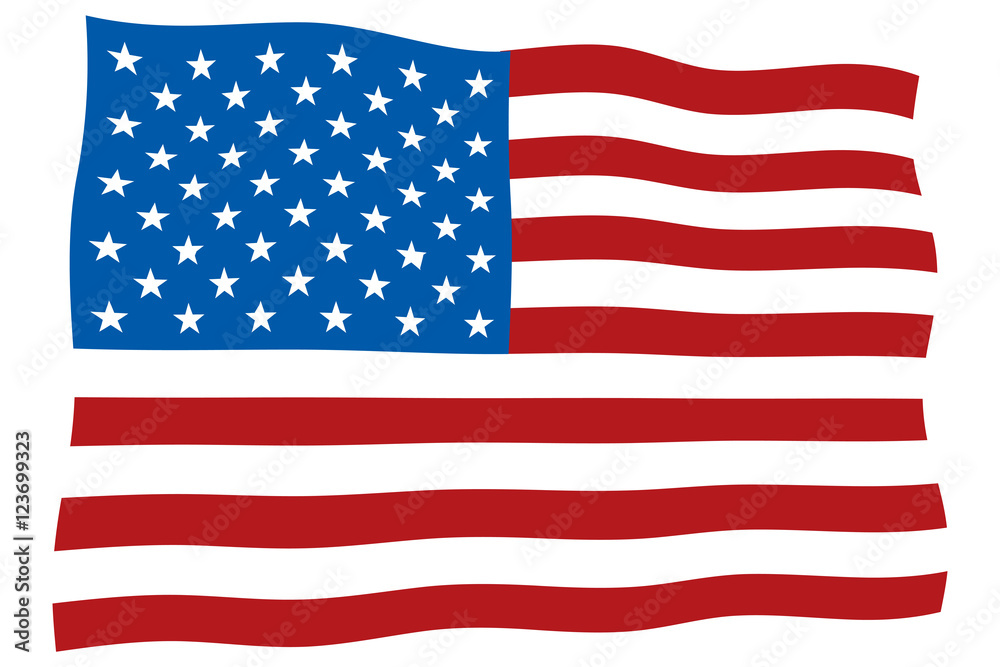 Fototapeta premium American National Flag