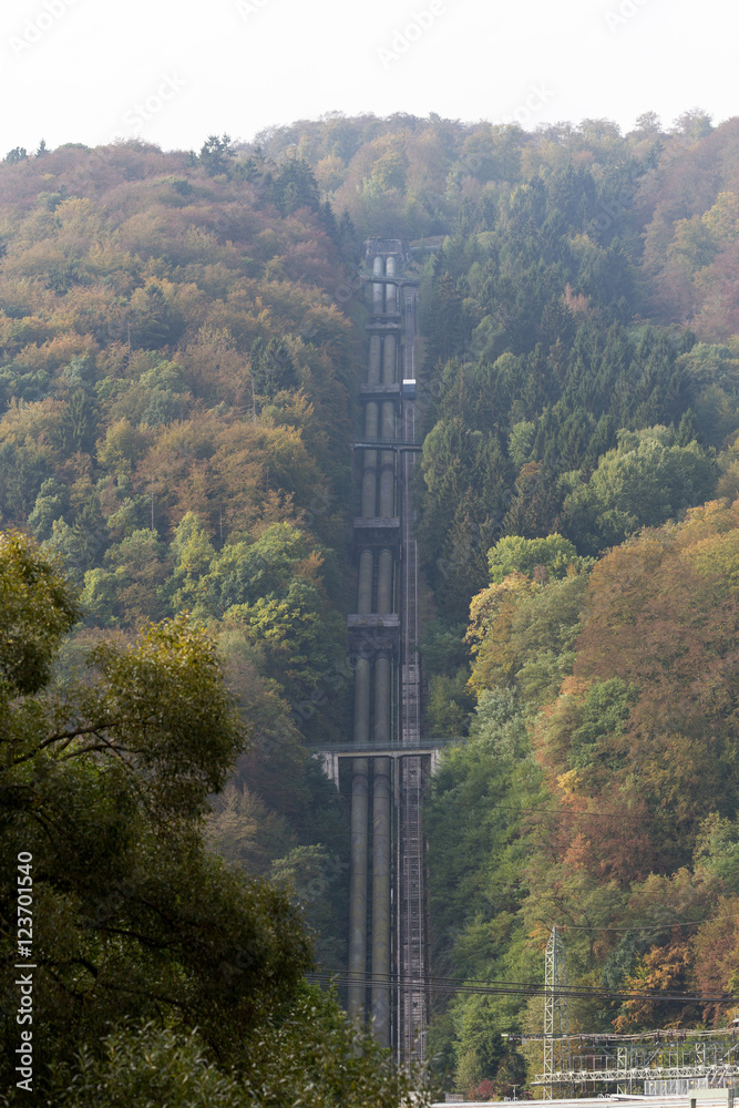 Obraz premium Edersee Pumpspeicherwerk Peterskopf