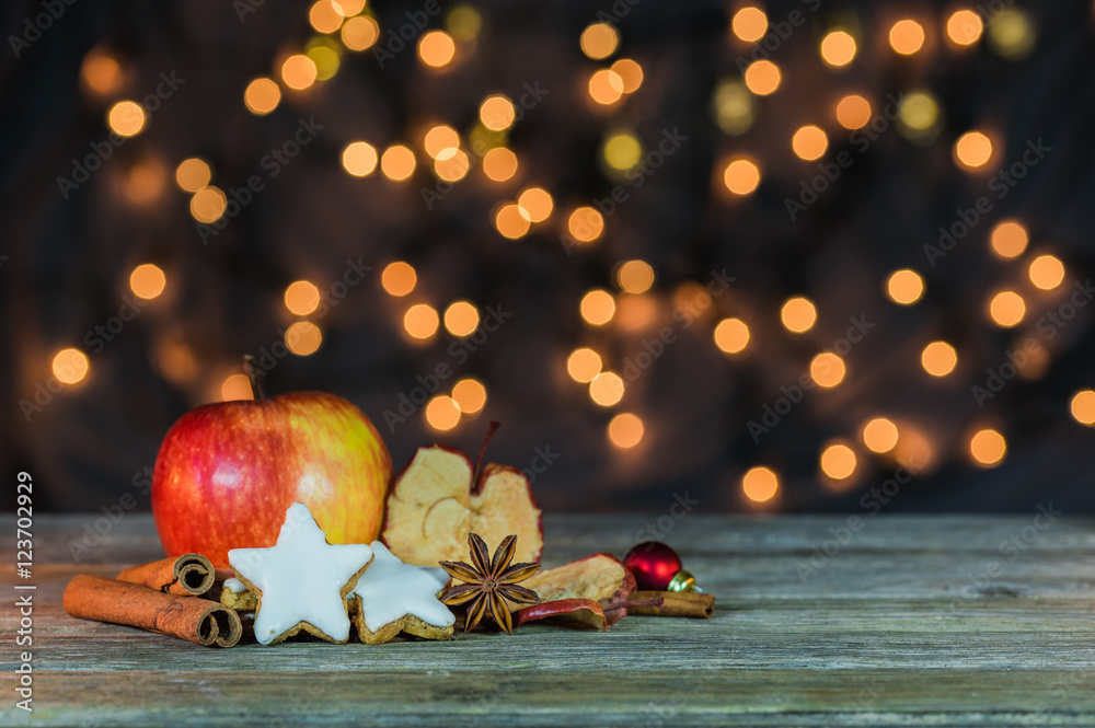 Wunschmotiv: Weihnachten Stimmung Lichter Dekoration #123702929