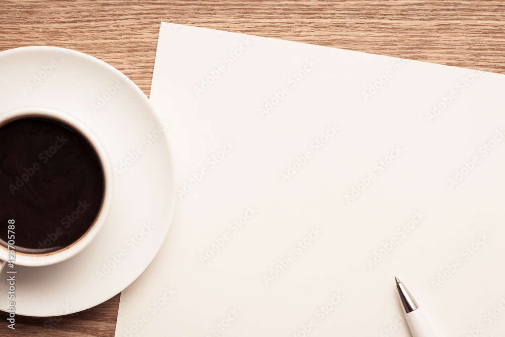 Blank Paper Note on Tablet with Pen. Business Plan Concept Blank Paper Note on Tablet with Pen. Business Plan Concept