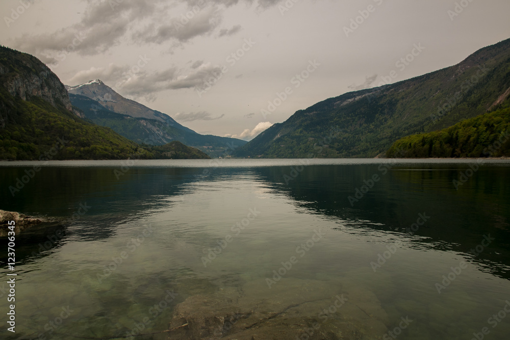 Molveno lake, Italy