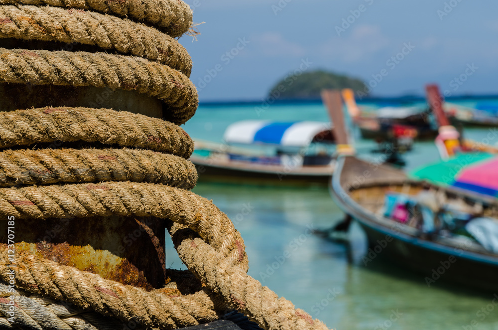 Fototapeta premium Ship rope