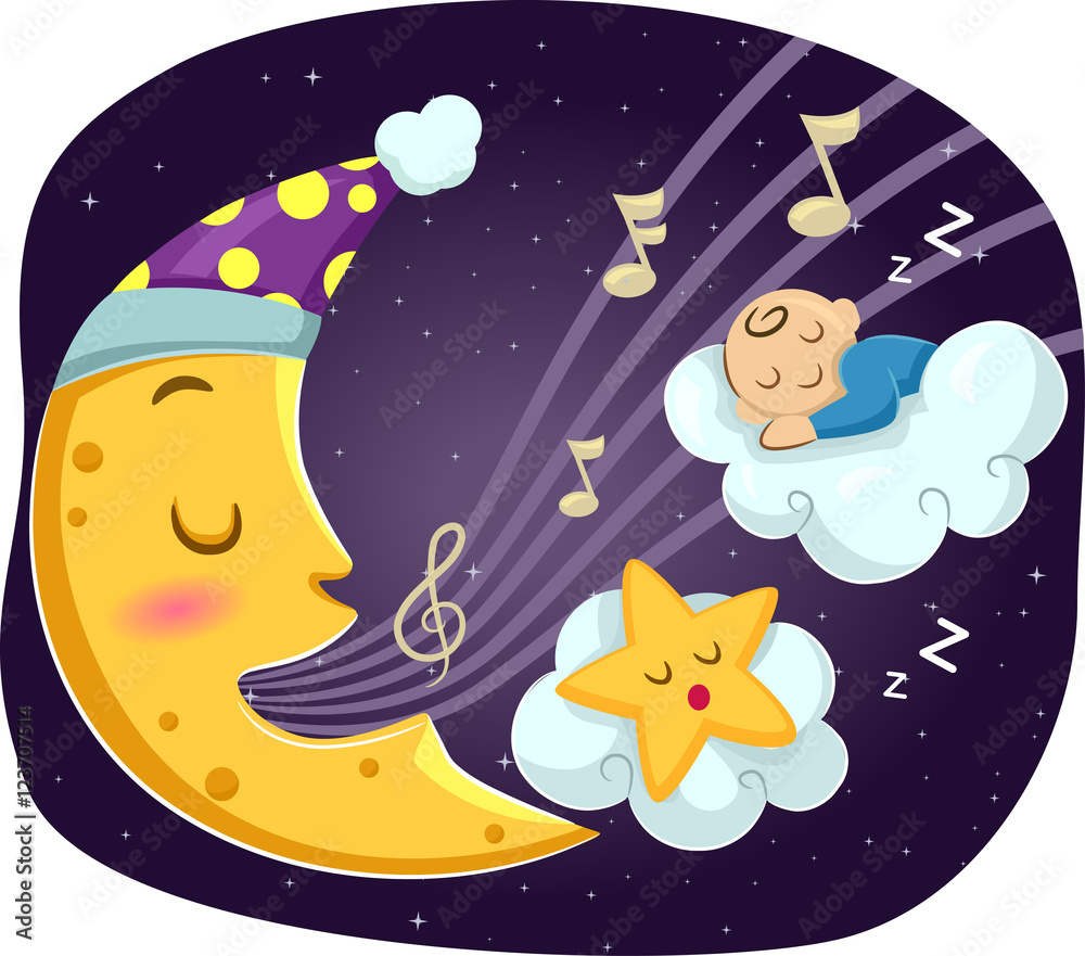 Mascot Moon Star Lullaby Baby