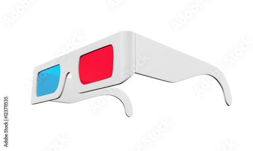 Fotografie 3D Glasses Isolated