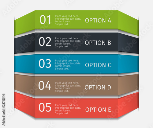 Vector elements for Infographics design. List for diagram, workflow layout, flowchart, steps, parts, timeline, chart, web design, background. Modern concept with 4 options, parts, processes.