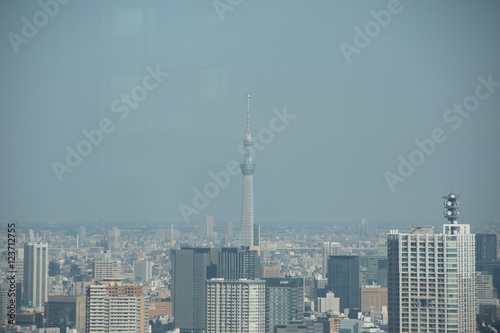 高台からの都市の展望コンクリートジャングル © NabeChang