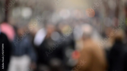 Dramatic Blur Crowd
This is footage of a crowd walking dramatically in the blur out of focus in slow motion.