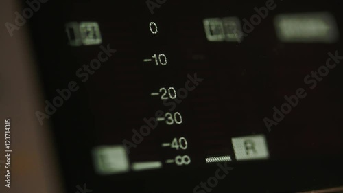Audio Level Display On A BetaMax Player