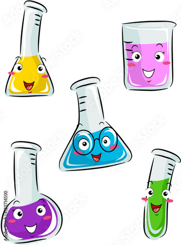 Mascot Test Tube Science