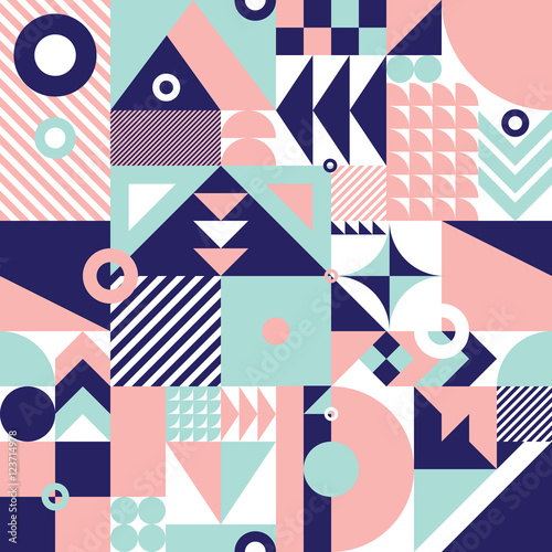 Geometric seamless pattern