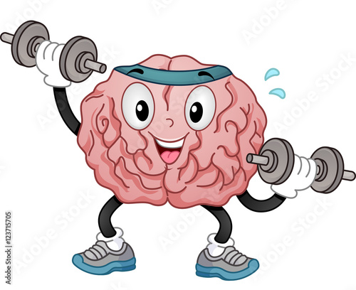 Mascot Brain Dumbbell