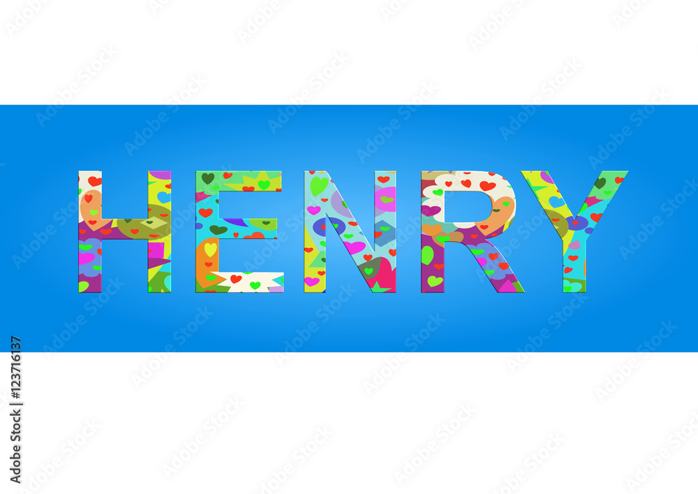 Vorname Henry, Grafik Vorname Henry, Grafik