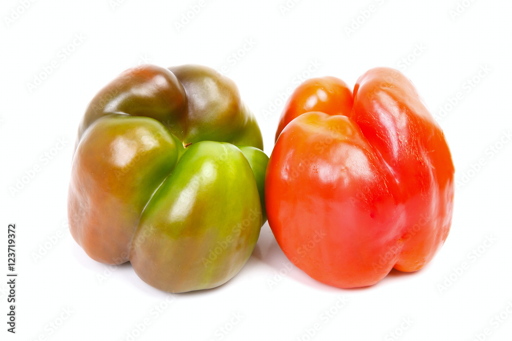 Two ripe peppers Two ripe peppers
