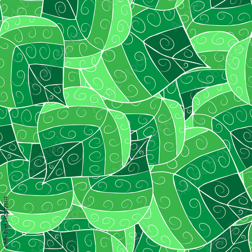 Seamless pattern with leaves.