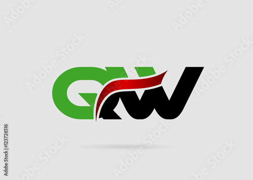 QW company linked letter logo icon
 photo