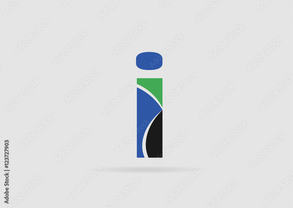 Letter i logo icon design template elements
Letter i logo icon design template elements