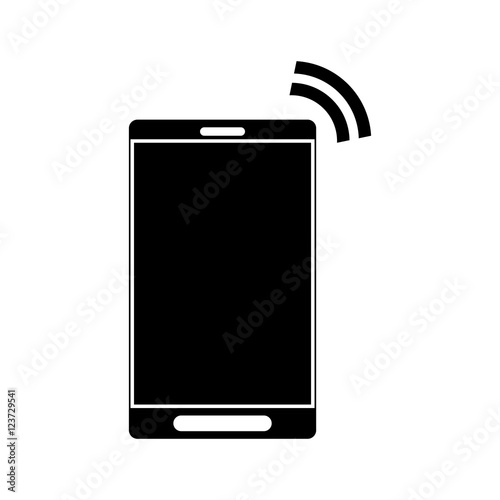 Smartphone icon. Device gadget and technology theme. Isolated design. Vector illustration