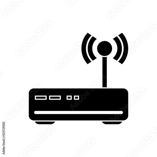 Wifi icon. Global communication intenet connectivity web and technology theme. Isolated design. Vector illustration