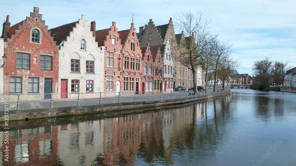 Canal à Bruges (Belgique)