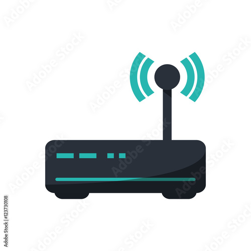 Wifi icon. Global communication intenet connectivity web and technology theme. Isolated design. Vector illustration