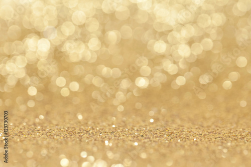 Abstract golden glitter background
