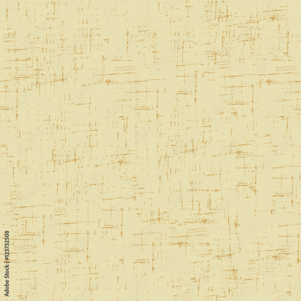 Fototapeta premium Imitation of old paper. Vector seamless pattern in beige color.