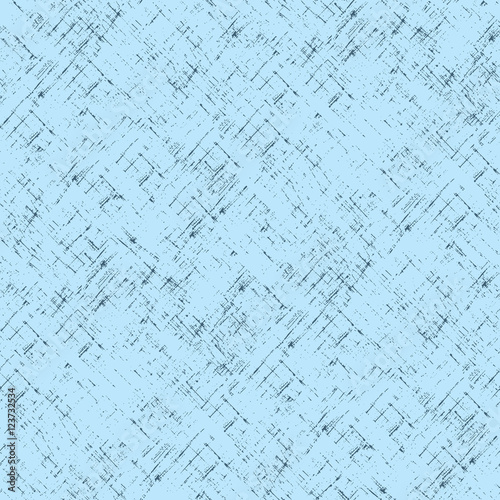 Imitation of old paper. Vector seamless pattern in blue color.