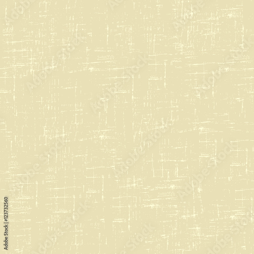 Imitation of old paper. Vector seamless pattern in beige color.