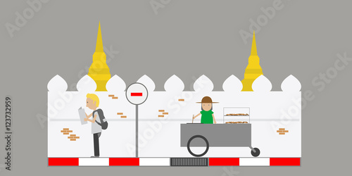 Thailand street travel