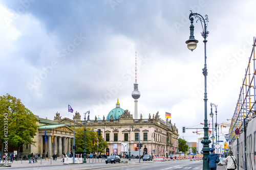 Photography BERLIN, GERMANY- October 7: Typical Street view October 7, 2016