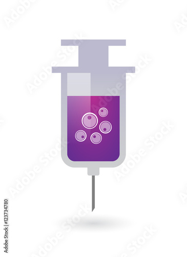 Isolated  syringe with oocytes