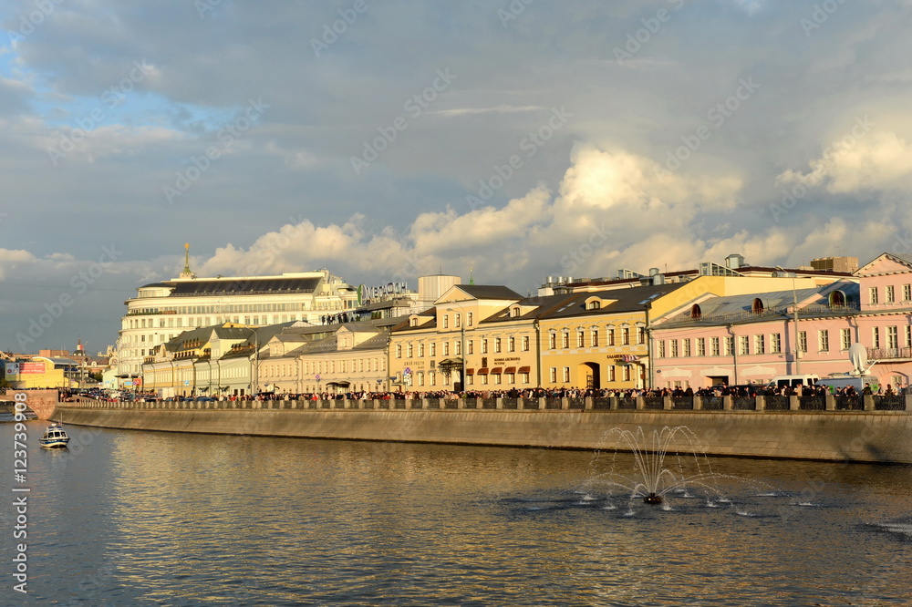 Fototapeta premium The drainage channel was constructed in 1783-1786 along the Central bend of the Moskva river near the Kremlin
