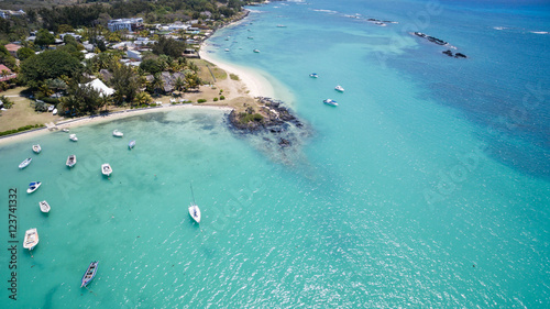Aerial View: Pointe aux Roches, Mauritius © anathomy