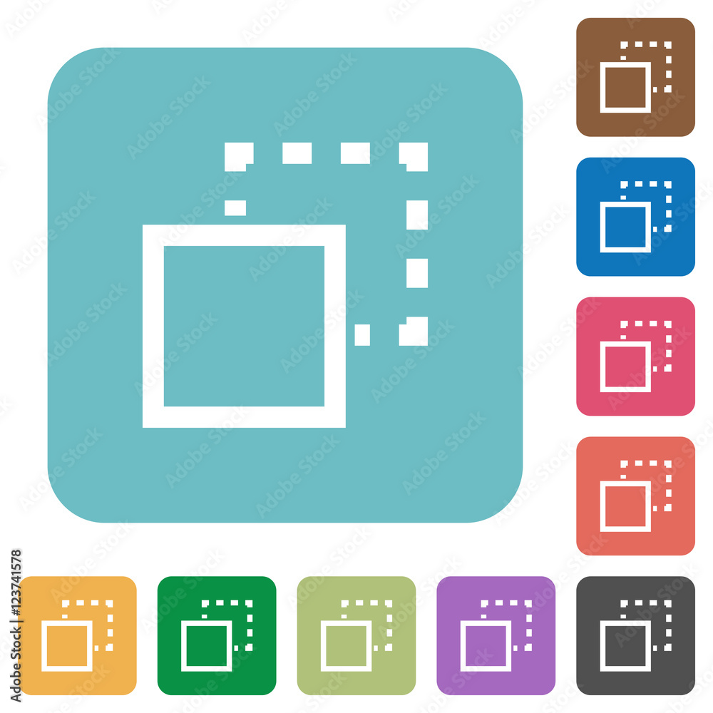 Flat send to back icons Flat send to back icons