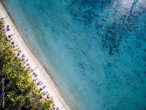 Aerial View: Trou aux Biches Beach, Mauritius