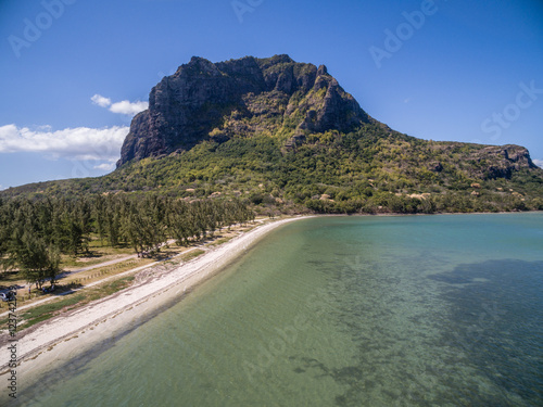 Aerial View: Le Morne Brabant, Mauritius