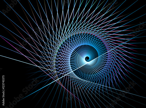 abstract fractal shape