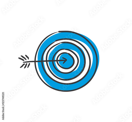 Stick Figure Series Icon / Volltreffer