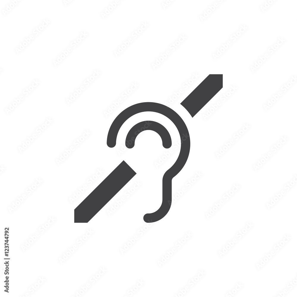 Deaf Logo Vector Hd Images, Abstract Deaf Side Vector Logo Design Vector  Logo For Inspirations, Logo Template, Vector Logo, Icon Design PNG Image  For Free Download
