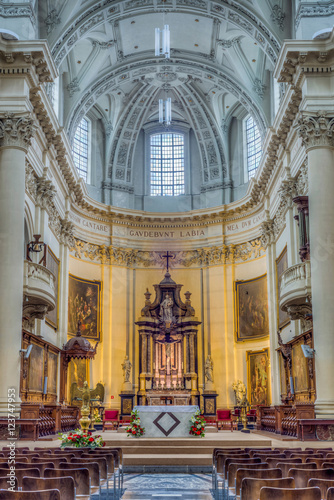 St Aubin s Cathedral  in Namur  Belgium.