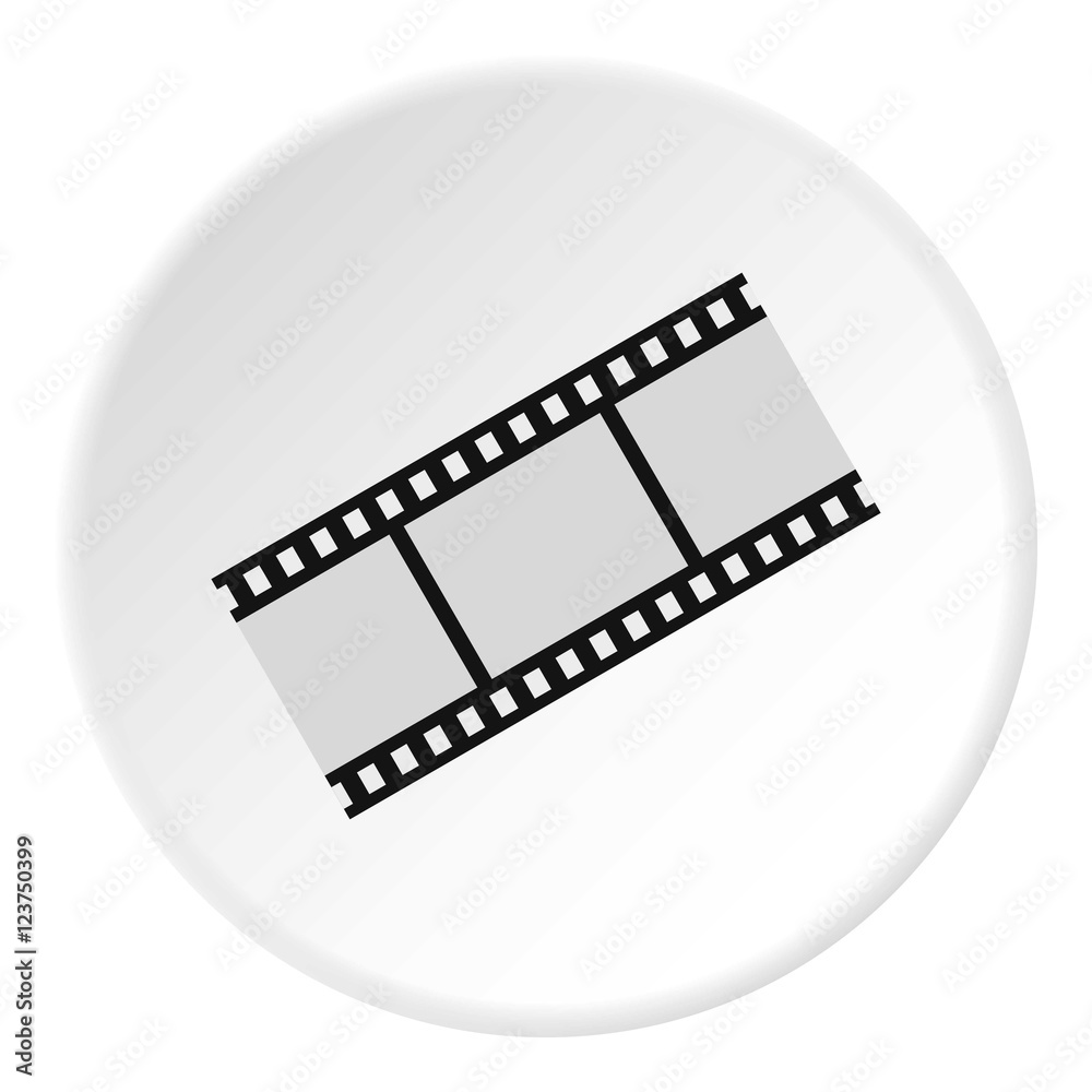 Fototapeta premium Film strip icon. Flat illustration of film strip vector icon for web design