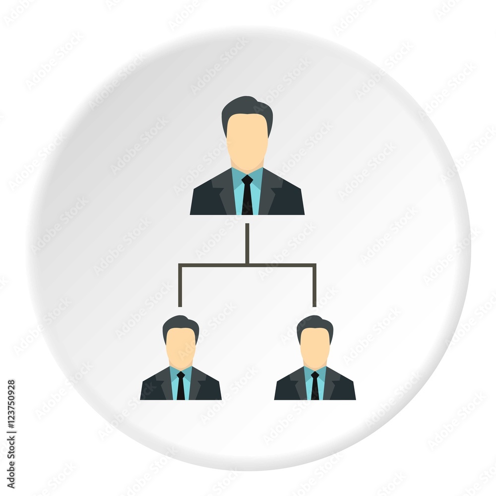 Team of employees icon. Flat illustration of team employees vector icon for web Team of employees icon. Flat illustration of team employees vector icon for web