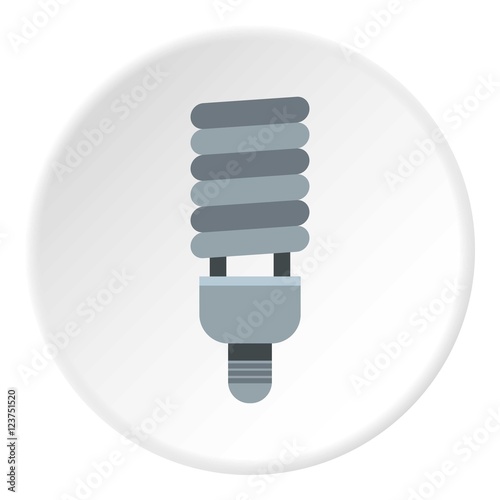 CFL light icon. Flat illustration of CFL light vector icon for web