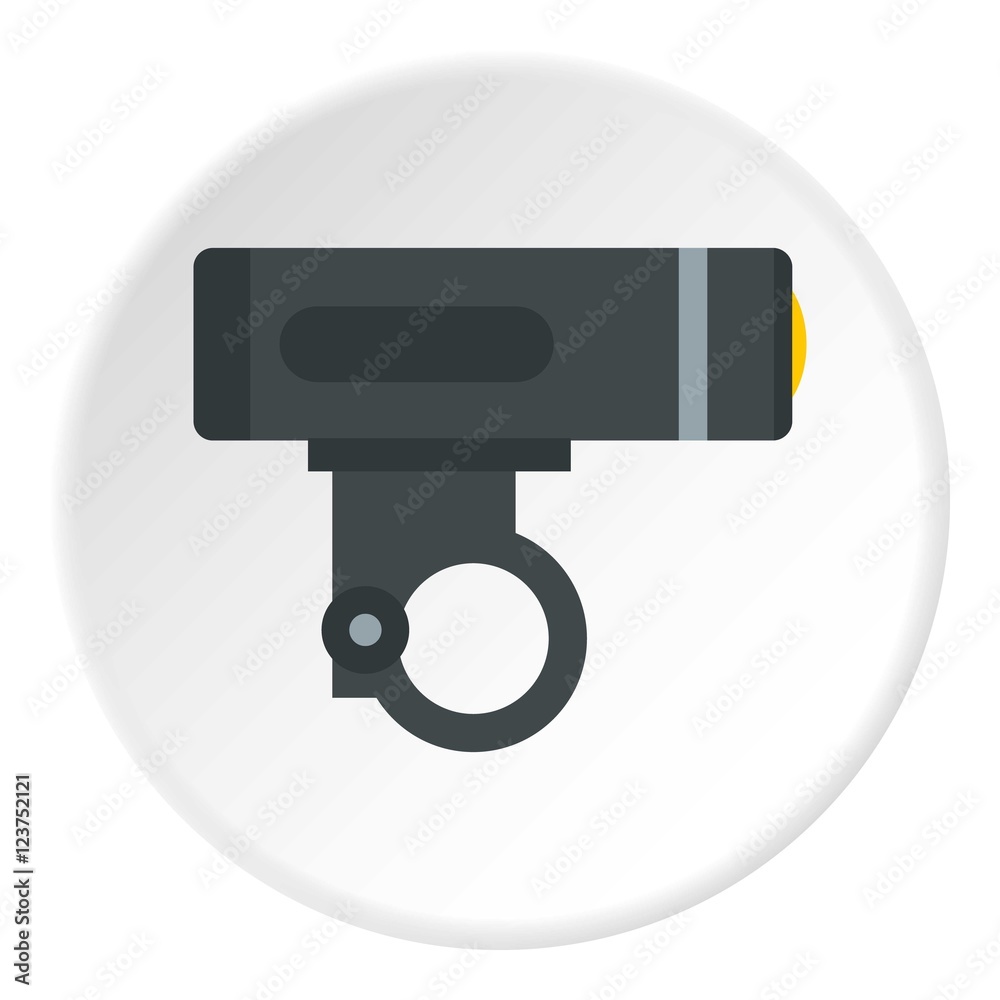 Bike light icon. Flat illustration of bike light vector icon for web Bike light icon. Flat illustration of bike light vector icon for web