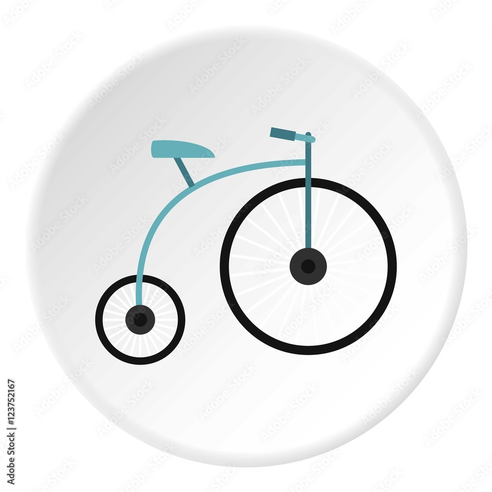 Retro bike icon. Flat illustration of retro bike vector icon for web Retro bike icon. Flat illustration of retro bike vector icon for web