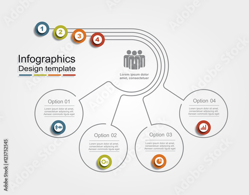 Infographic design template. Vector illustration.