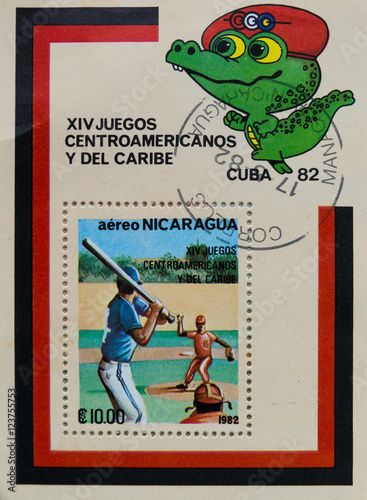 Почтовая марка Кубы. 