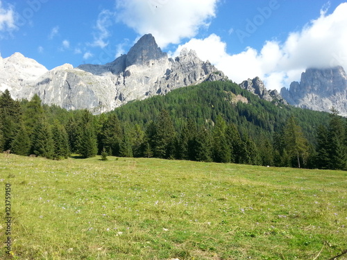 San Martino di Castrozza in provincia di Trento nelle Dolomiti