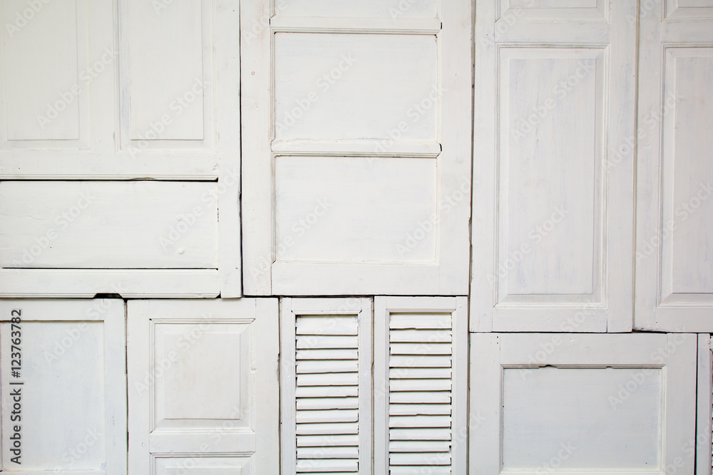 Fototapeta premium white window, door texture background